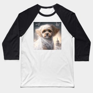 Angelic Cavoodle Baseball T-Shirt